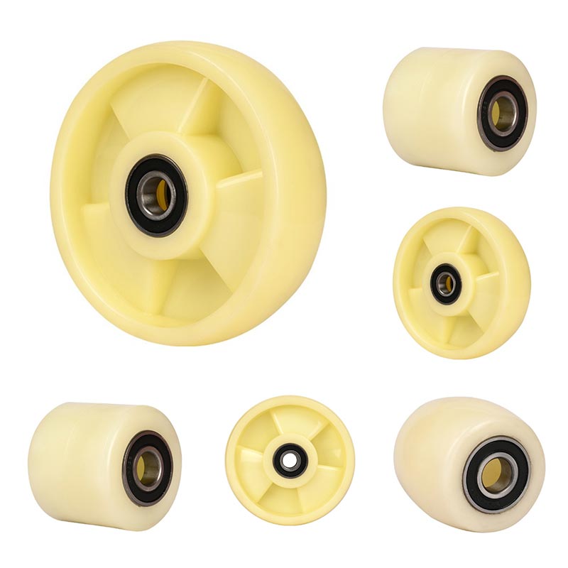 Roues de palette de remplacement de roue de roulette en nylon