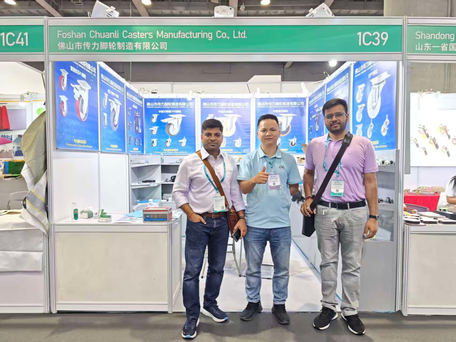 CMCL Casters présente une gamme complète de roulettes de haute qualité, qui brillent aux côtés de la Foire de Canton