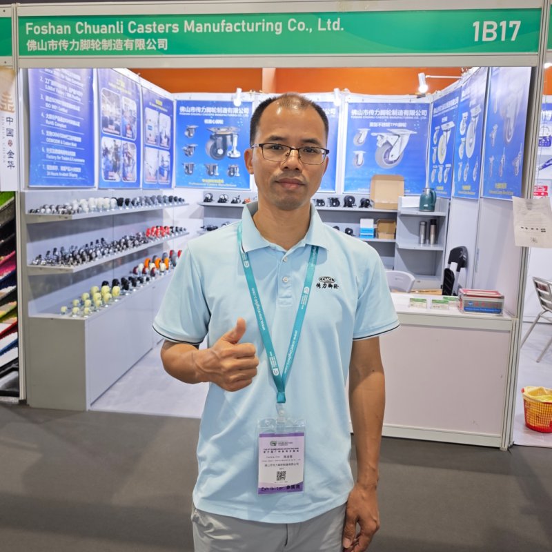 Roulettes CMCL au Guangzhou Sourcing Fair 2026 : le stand 1B17 attire les acheteurs mondiaux avec des roulettes industrielles hautes performances