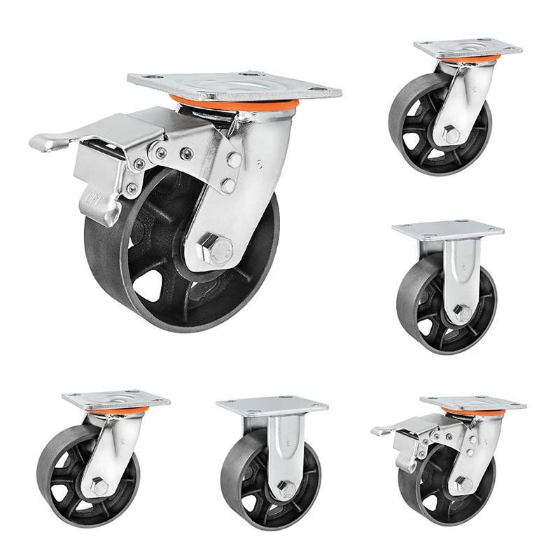 Roues pivotantes robustes