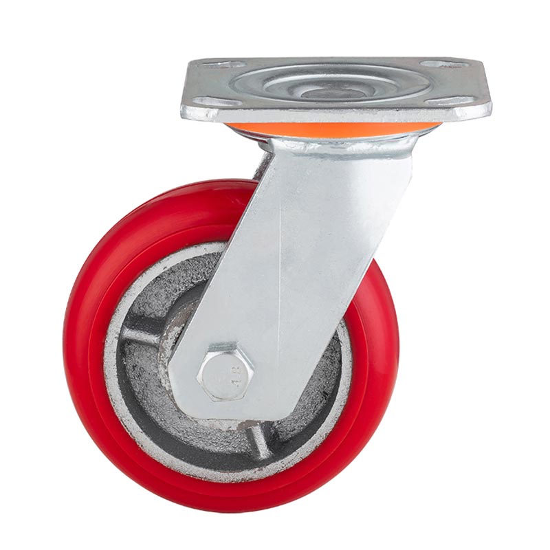 Heavy Duty Casters PU on Cast Iron Core