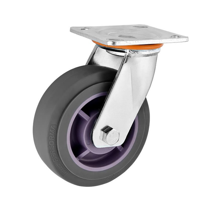 Heavy Duty Casters TPR Flat Tread