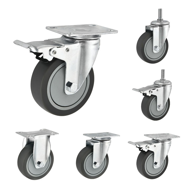 Roulettes de service moyen tpr plate plate