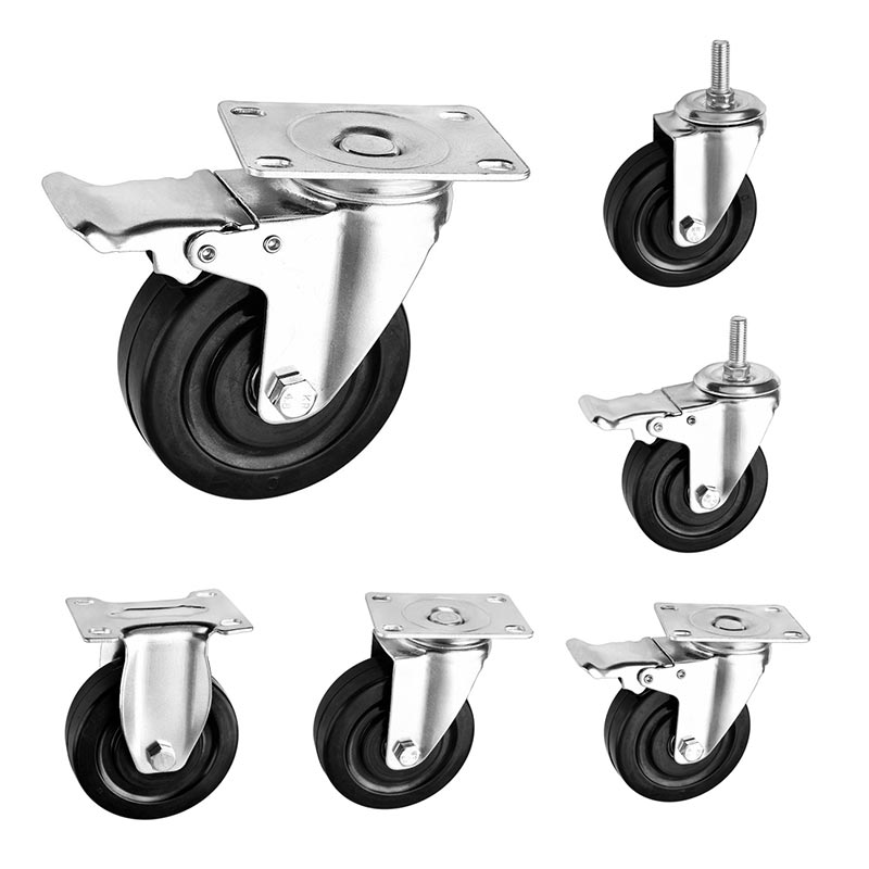 Roues de roulettes de taille moyenne